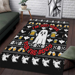 Christmas Africa Boo Beer Area Rug I'm Just Here For The Boss