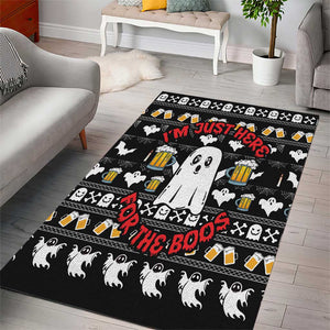 Christmas Africa Boo Beer Area Rug I'm Just Here For The Boss