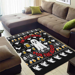 Christmas Africa Boo Beer Area Rug I'm Just Here For The Boss