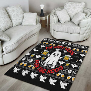 Christmas Africa Boo Beer Area Rug I'm Just Here For The Boss