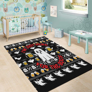 Christmas Africa Boo Beer Area Rug I'm Just Here For The Boss