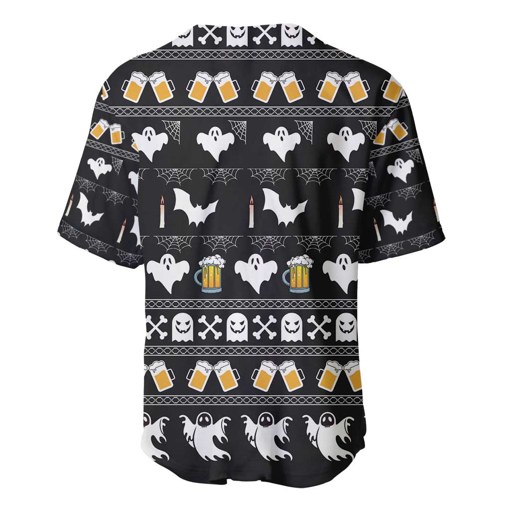Christmas Africa Boo Beer Baseball Jersey I'm Just Here For The Boss