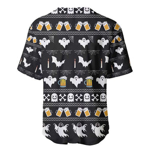 Christmas Africa Boo Beer Baseball Jersey I'm Just Here For The Boss