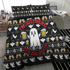 Christmas Africa Boo Beer Bedding Set I'm Just Here For The Boss