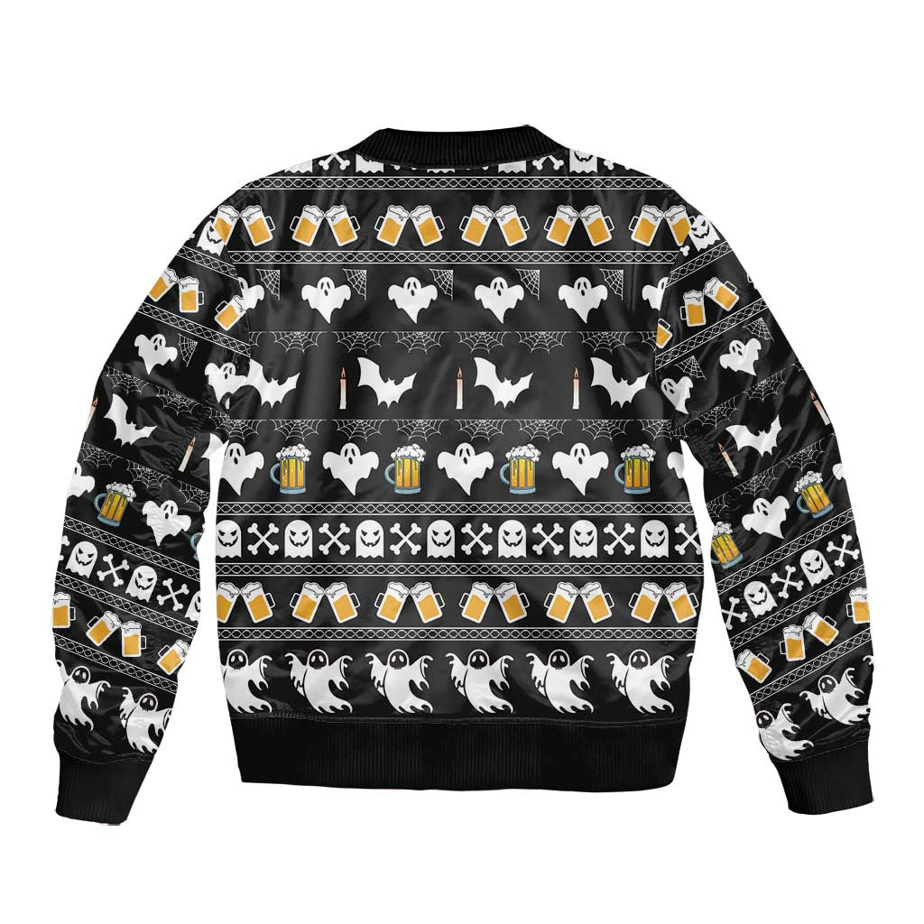 Christmas Africa Boo Beer Bomber Jacket I'm Just Here For The Boss