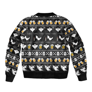 Christmas Africa Boo Beer Bomber Jacket I'm Just Here For The Boss