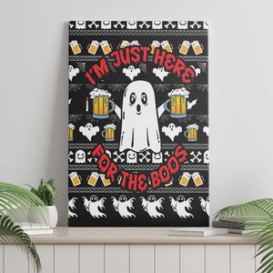 Christmas Africa Boo Beer Canvas Wall Art I'm Just Here For The Boss