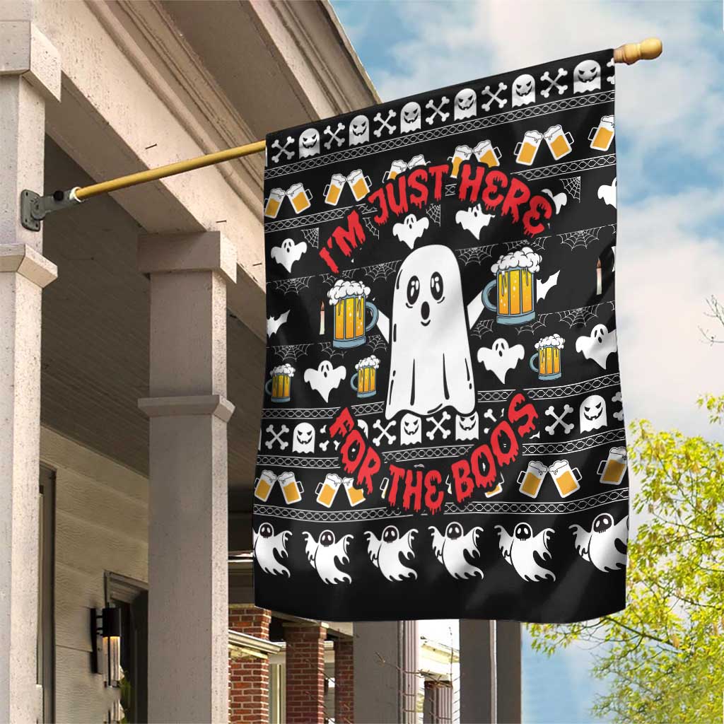 Christmas Africa Boo Beer Garden Flag I'm Just Here For The Boss