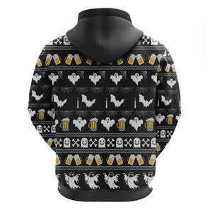 Christmas Africa Boo Beer Hoodie I'm Just Here For The Boss