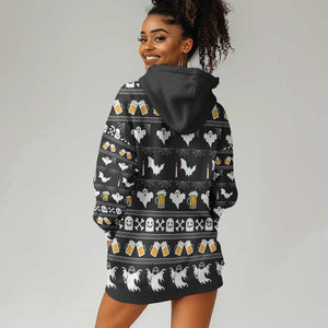 Christmas Africa Boo Beer Hoodie Dress I'm Just Here For The Boss