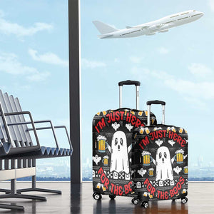 Christmas Africa Boo Beer Luggage Cover I'm Just Here For The Boss