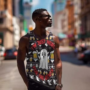 Christmas Africa Boo Beer Men Tank Top I'm Just Here For The Boss