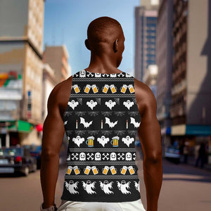 Christmas Africa Boo Beer Men Tank Top I'm Just Here For The Boss