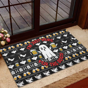 Christmas Africa Boo Beer Rubber Doormat I'm Just Here For The Boss