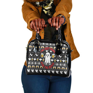 Christmas Africa Boo Beer Shoulder Handbag I'm Just Here For The Boss