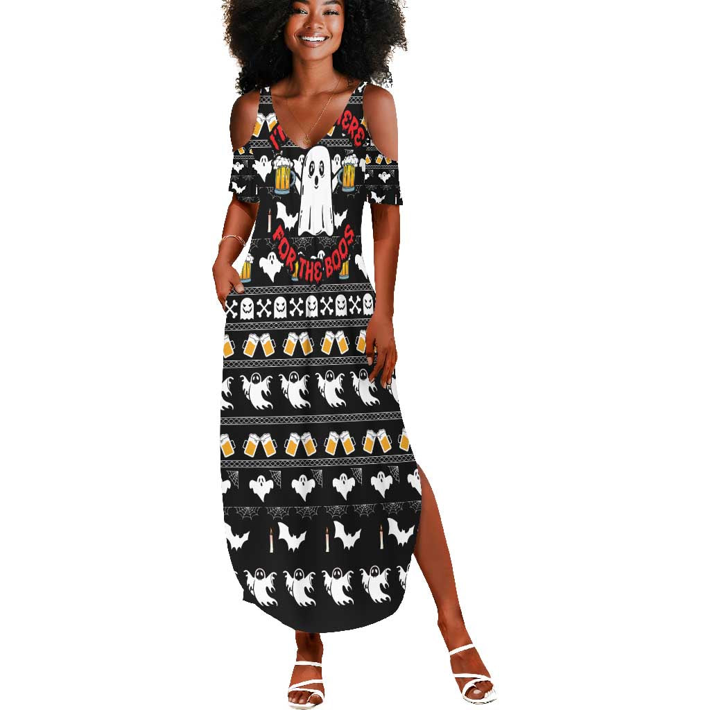 Christmas Africa Boo Beer Summer Maxi Dress I'm Just Here For The Boss