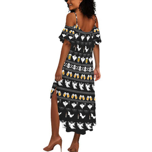 Christmas Africa Boo Beer Summer Maxi Dress I'm Just Here For The Boss