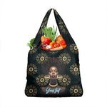 Personalized Afro Women Grocery Bag Powerful African Pattern