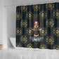 Personalized Afro Women Shower Curtain Powerful African Pattern