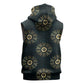 Personalized Afro Women Sleeveless Zip Hoodie Powerful African Pattern - African Pride