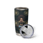 Personalized Afro Women Tumbler Cup Powerful African Pattern