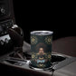 Personalized Afro Women Tumbler Cup Powerful African Pattern