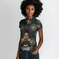 Personalized Afro Women Women Polo Shirt Powerful African Pattern