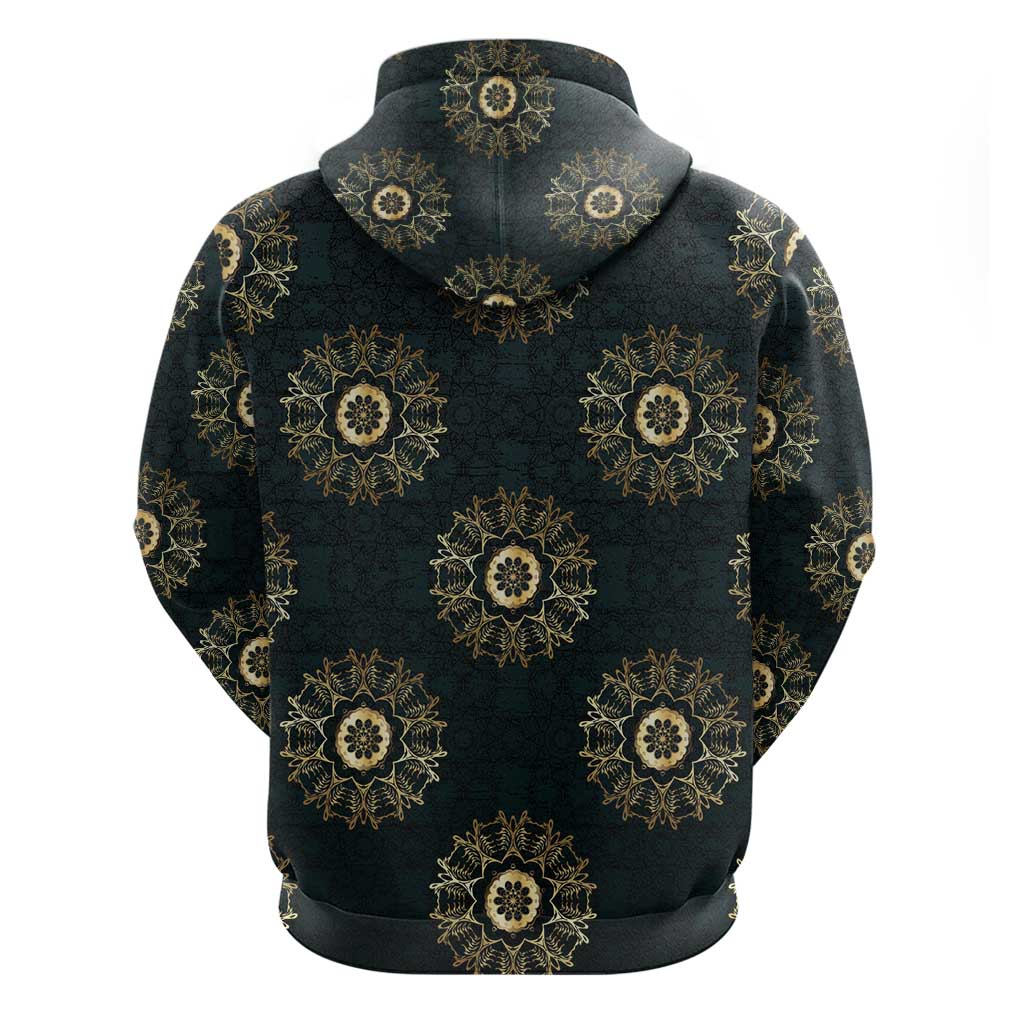 Personalized Afro Women Zip Hoodie Powerful African Pattern