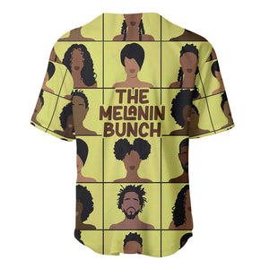 The Melanin Bunch African Baseball Jersey Afro Black People