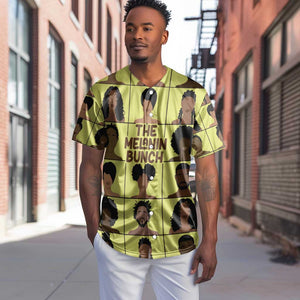 The Melanin Bunch African Baseball Jersey Afro Black People