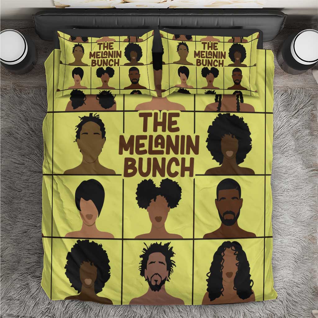 The Melanin Bunch African Bedding Set Afro Black People