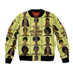 The Melanin Bunch African Bomber Jacket Afro Black People