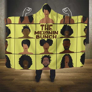 The Melanin Bunch African Hooded Blanket Afro Black People