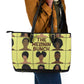 The Melanin Bunch African Leather Tote Bag Afro Black People