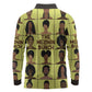 The Melanin Bunch African Long Sleeve Polo Shirt Afro Black People