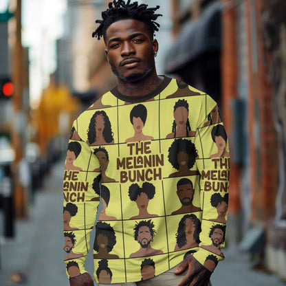 The Melanin Bunch African Long Sleeve Shirt Afro Black People