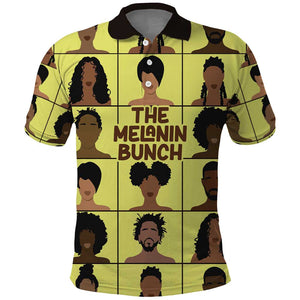 The Melanin Bunch African Polo Shirt Afro Black People