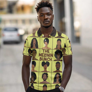 The Melanin Bunch African Polo Shirt Afro Black People