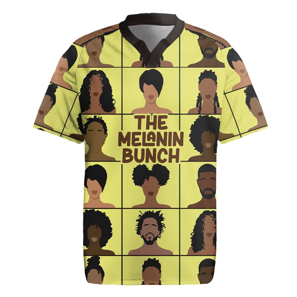 The Melanin Bunch African Rugby Jersey Afro Black People