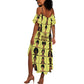 The Melanin Bunch African Summer Maxi Dress Afro Black People