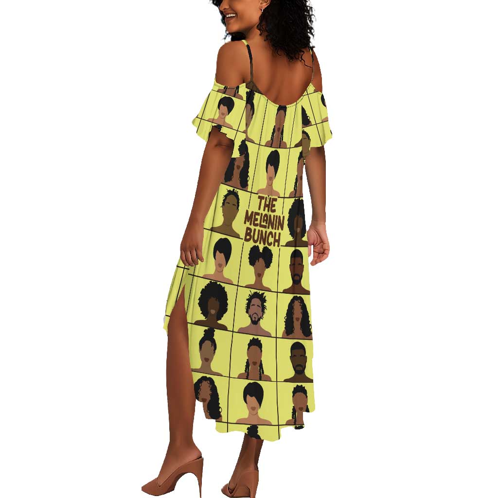 The Melanin Bunch African Summer Maxi Dress Afro Black People
