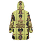 The Melanin Bunch African Wearable Blanket Hoodie Afro Black People