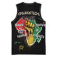 African Black Power Basketball Jersey Unapologetically Black Raised Fist DT03