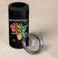 African Black Power 4 in 1 Can Cooler Tumbler Unapologetically Black Raised Fist