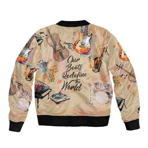 Our Beats Redefine The World African Bomber Jacket Afro Music