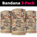 Our Beats Redefine The World African Neck Gaiter Afro Music DT03