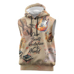 Our Beats Redefine The World African Sleeveless Hoodie Afro Music - African Pride