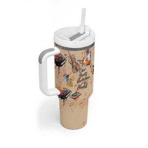 Our Beats Redefine The World African Tumbler With Handle Afro Music