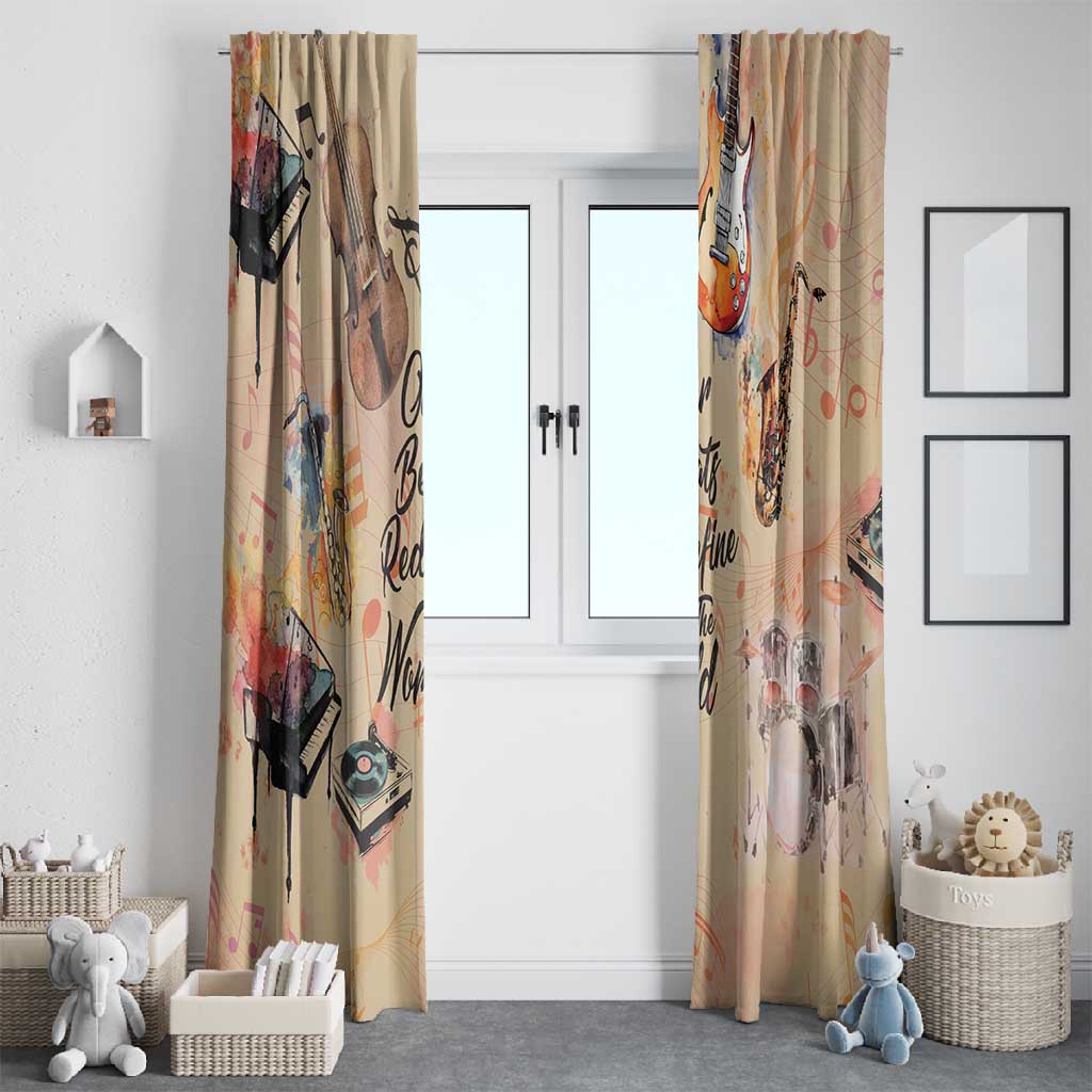 Our Beats Redefine The World African Window Curtain Afro Music
