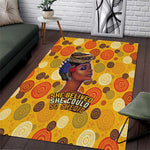 African Women Area Rug She Believed She Could So She Did